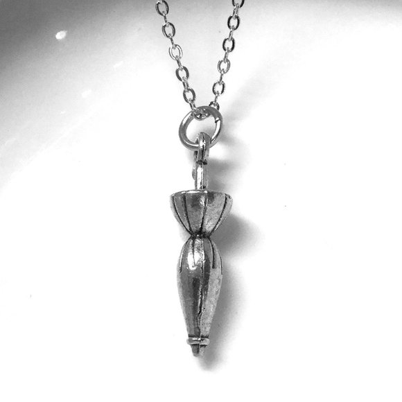 Miniature Umbrella Rainy Days Britain Ireland Umbrella Charm Gift Necklace - Picture 1 of 2